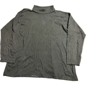 Liz Wear Petite‎ Women's Petite Medium Black Turtleneck Shirt Top Athletic